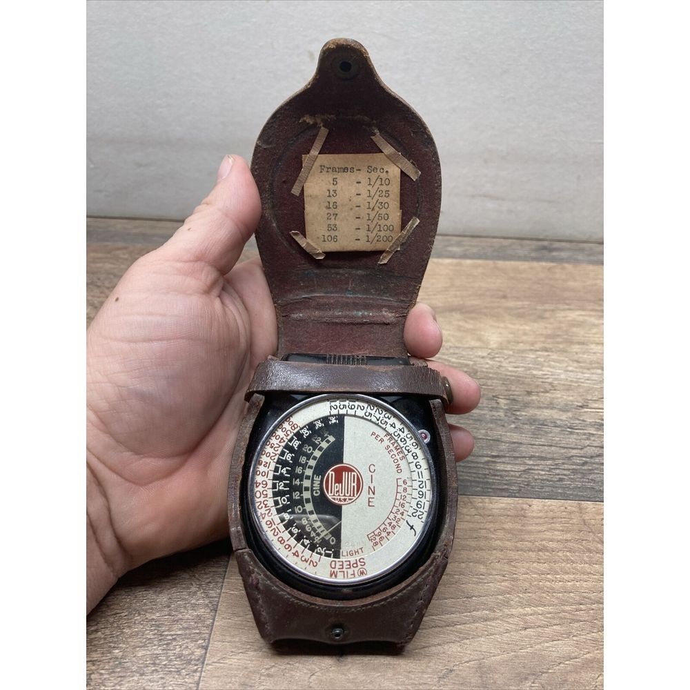 Vintage DeJUR Light Exposure Meter Modelโ 40. Working.
